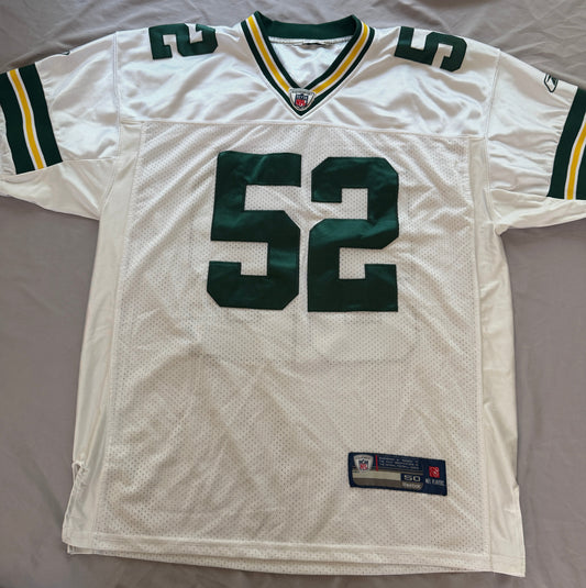 Reebok Green Bay Packers Clay Matthews #52 NFL Jersey | White Men’s Size 50
