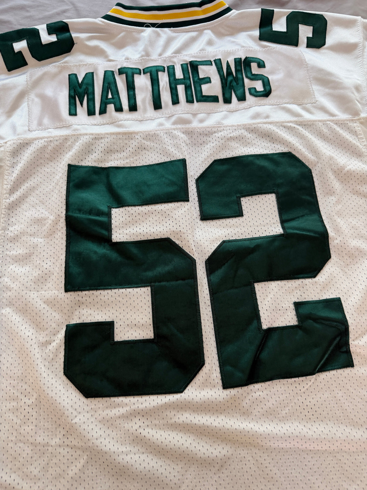 Reebok Green Bay Packers Clay Matthews #52 NFL Jersey | White Men’s Size 50