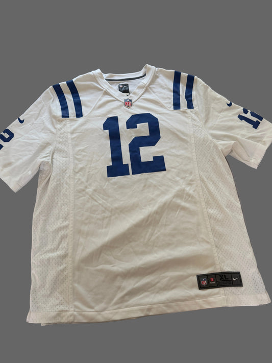 Nike Indianapolis Colts Andrew Luck #12 On Field Away Jersey | Men’s Size XL White