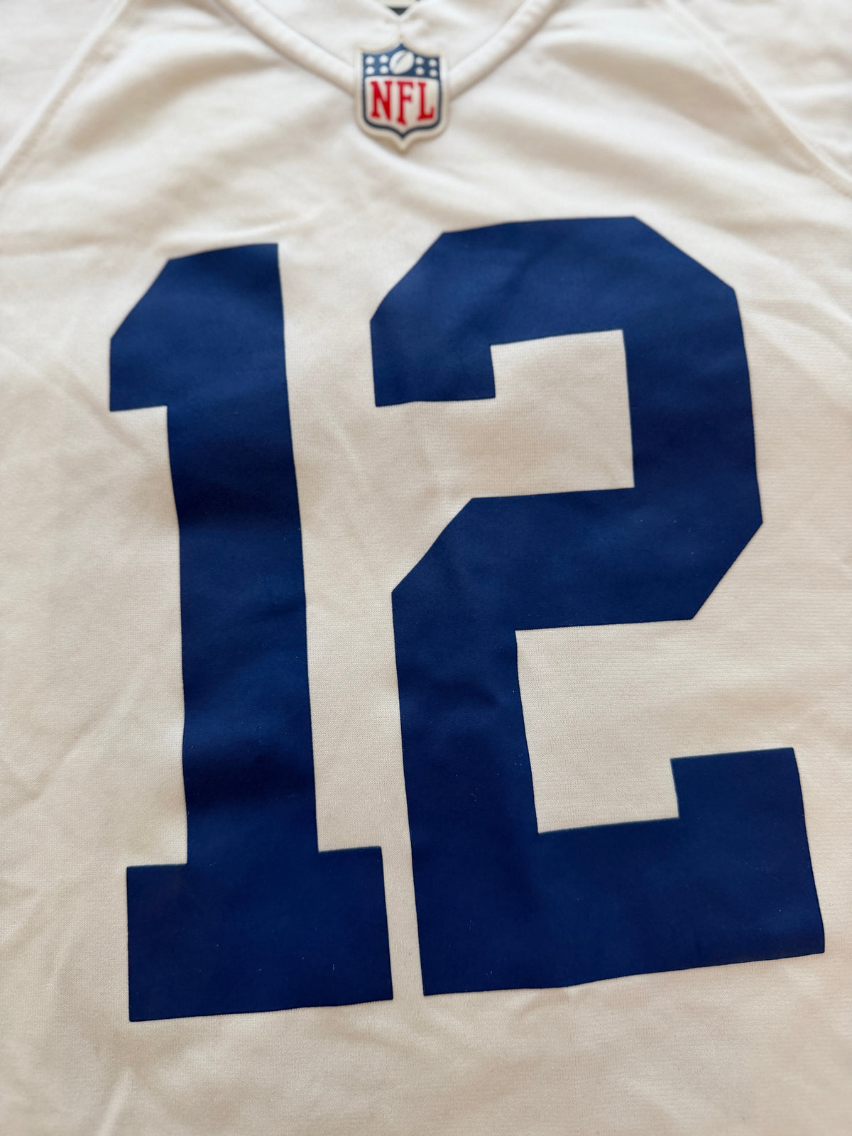 Nike Indianapolis Colts Andrew Luck #12 On Field Away Jersey | Men’s Size XL White
