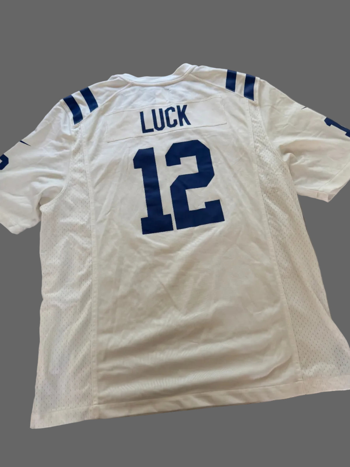 Nike Indianapolis Colts Andrew Luck #12 On Field Away Jersey | Men’s Size XL White