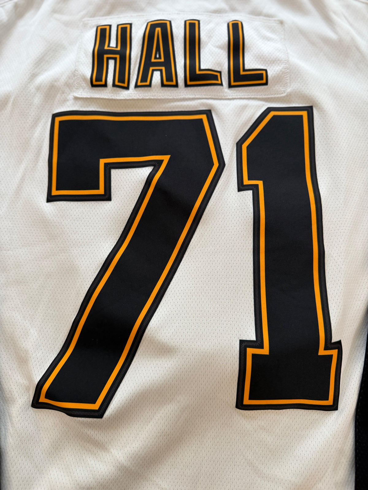 Boston Bruins Taylor Hall #71 Reverse Retro Hockey Jersey | Fanatics Pooh Bear White Men's M
