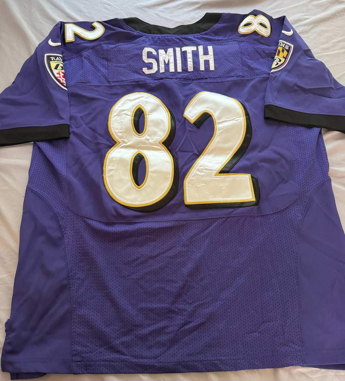 Nike Baltimore Ravens Torrey Smith #82 NFL Jersey | Purple Men's Size 48
