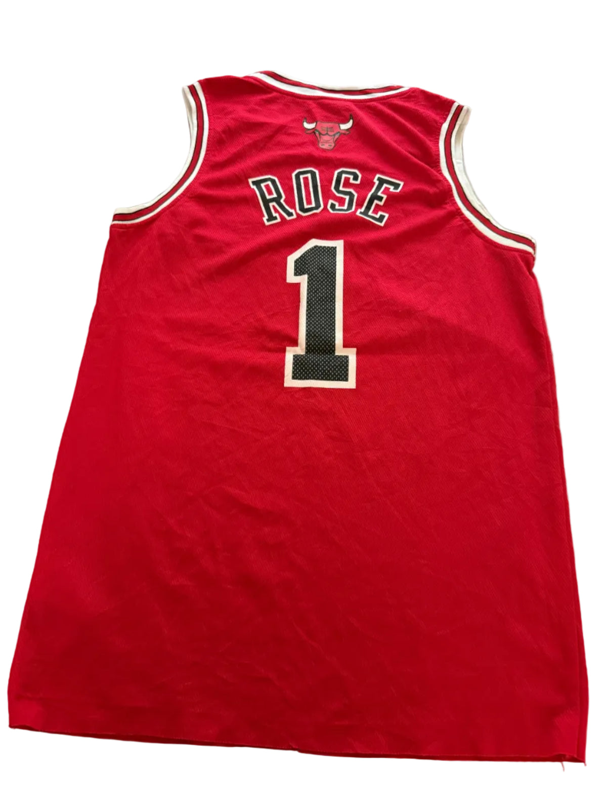 Adidas Chicago Bulls Derrick Rose #1 NBA Jersey | Red Road Swingman Men’s Small