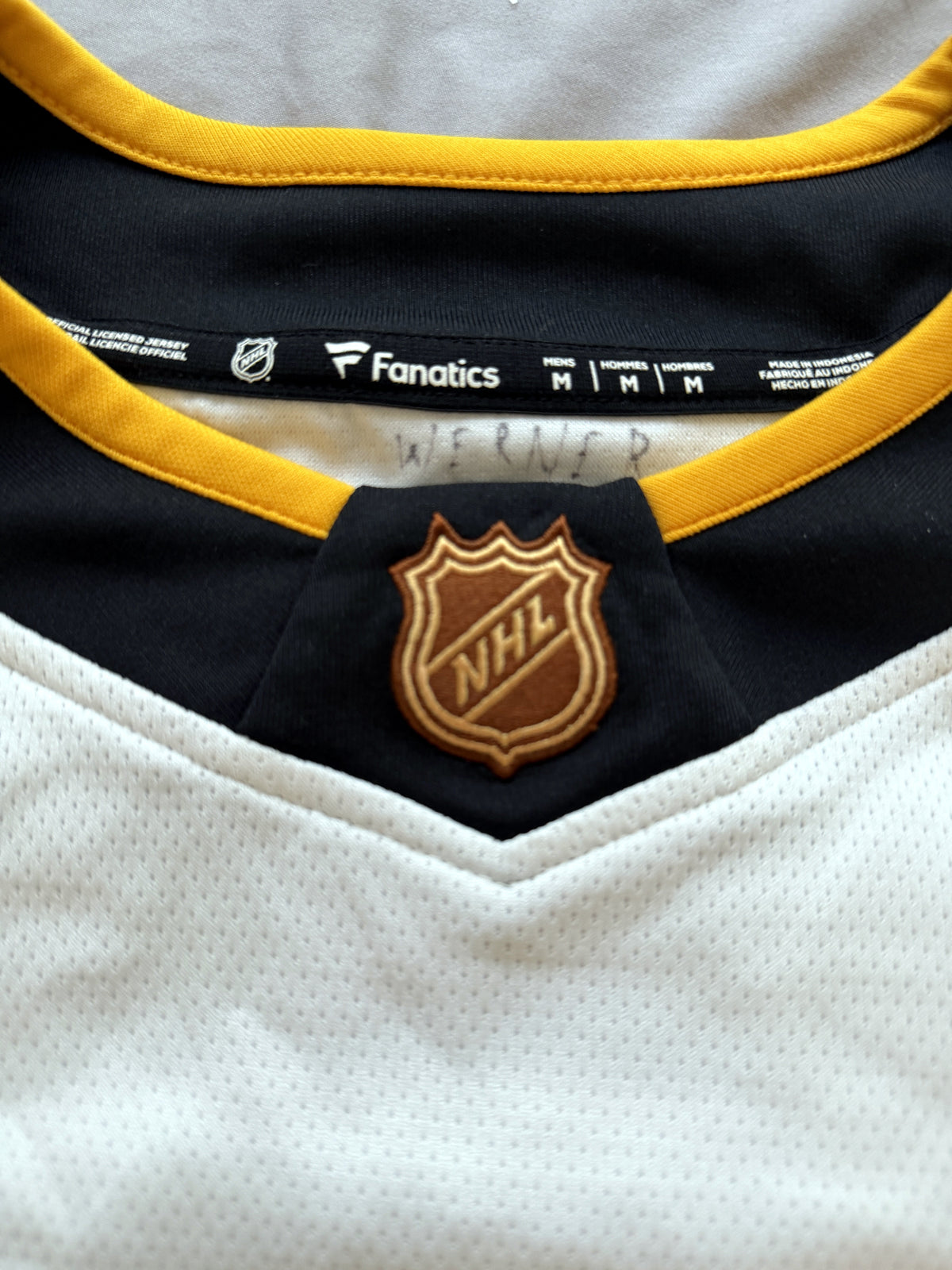 Boston Bruins Taylor Hall #71 Reverse Retro Hockey Jersey | Fanatics Pooh Bear White Men's M